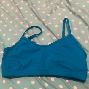 Capezio Blue (Dance) Sports Bra